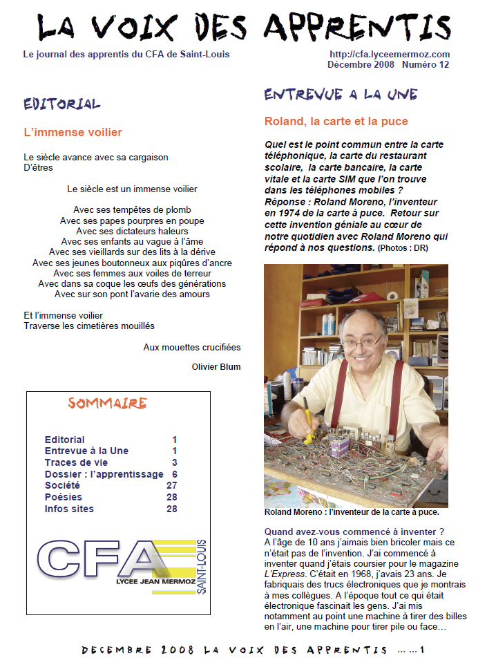 Journal numéro 12