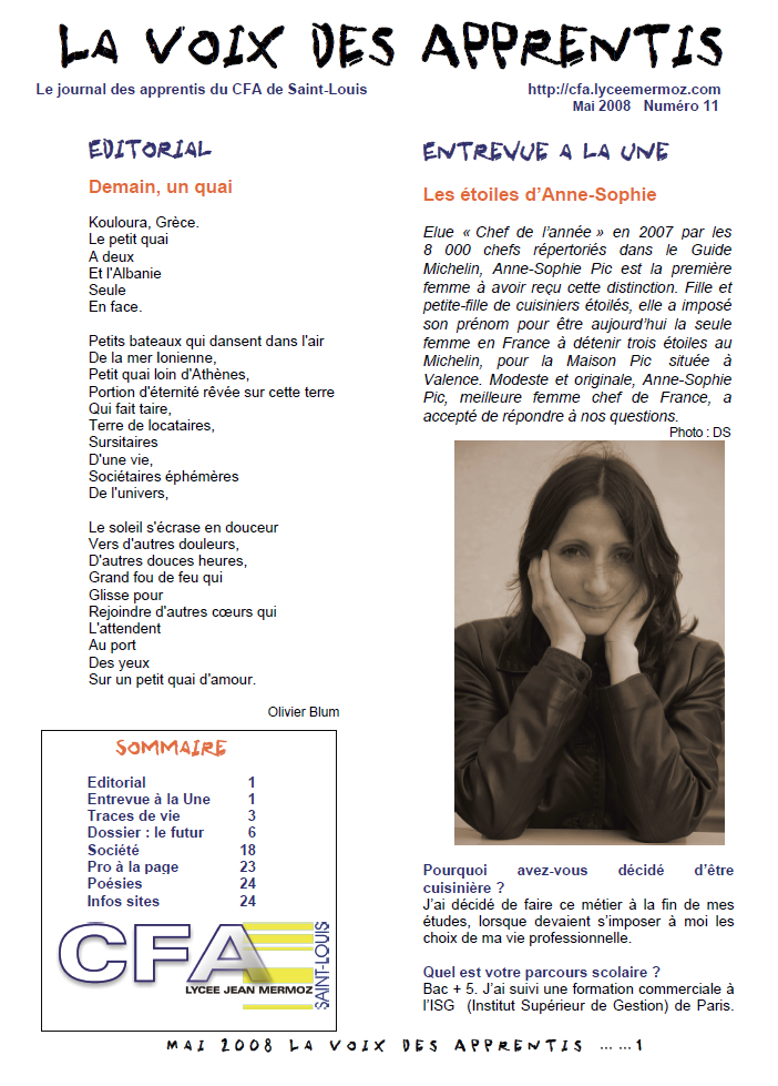 Journal numéro 11