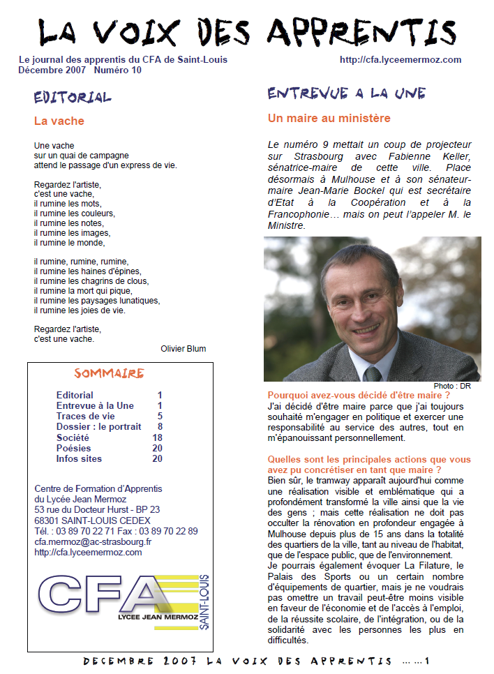 Journal numéro 10